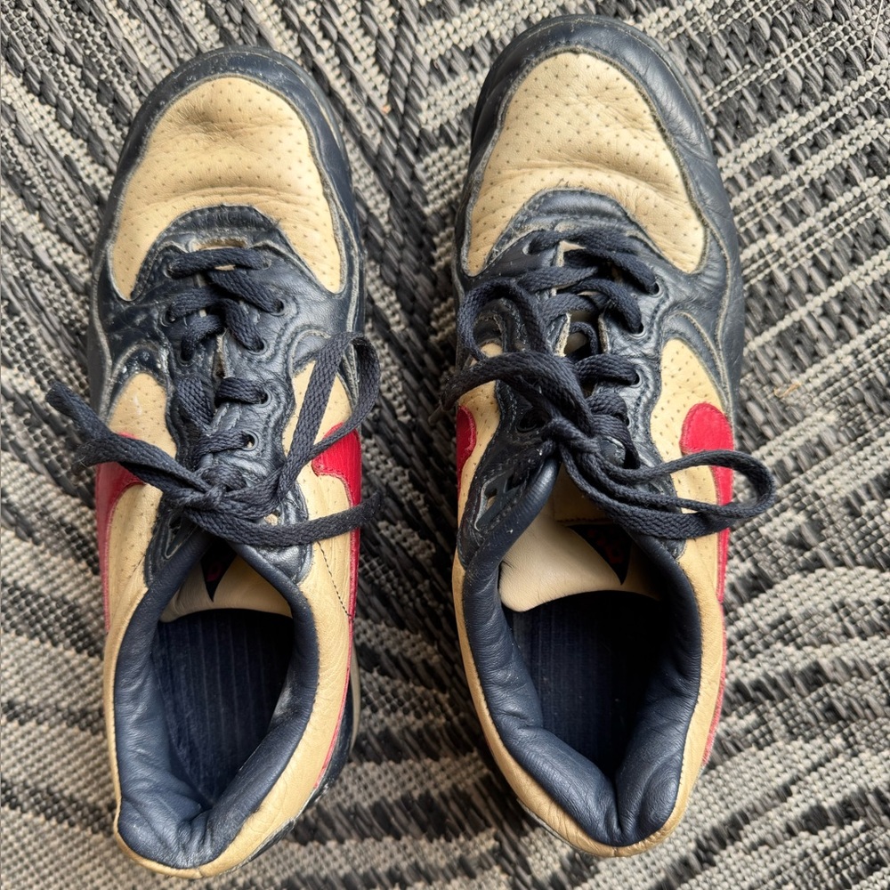 Nike ACG Navy, Cream & Red Low-Top Sneakers